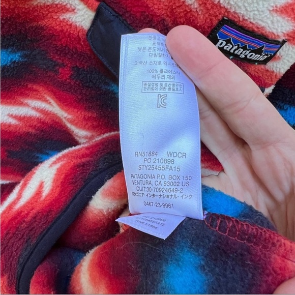 Rare Patagonia synchilla red dessert - Picture 9 of 9